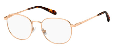 Premium Women Fossil Model Eyeglasses: Fos 7072/G - Red & Gold- SpecSMART Eye Clinic (Diagonal View)